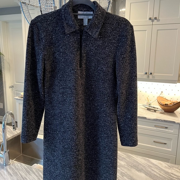 Vintage 1990 Algo does mod 1960s go go dress zip up front classic Nancy Sinatra - Picture 10 of 17